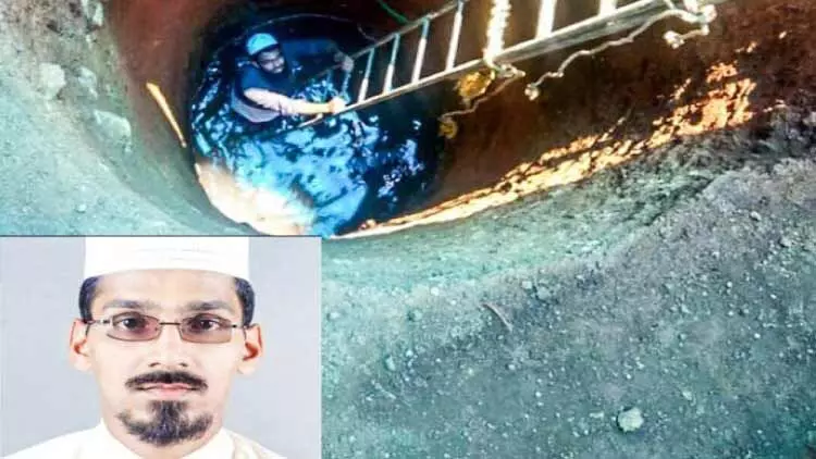 സ്വ​ന്ത​മാ​യി കി​ണ​ർ കു​ഴി​ച്ച്​ മ​ദ്​​റ​സ അ​ധ്യാ​പ​ക​ൻ