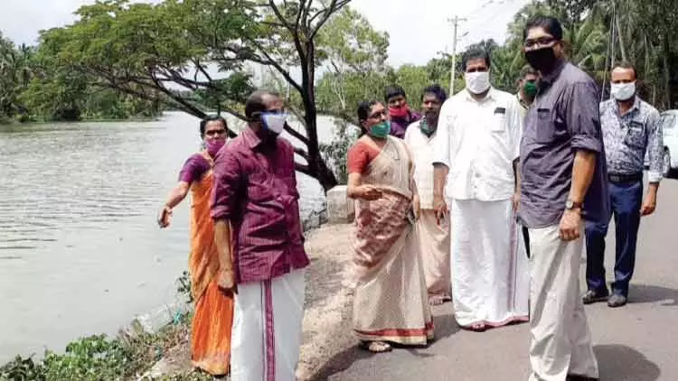 പുഴയോര റോഡരികിൽ കൈവേലികൾ നിർമിക്കും