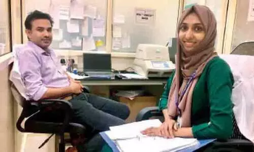 കോവിഡ് പ്രതിരോധം: വിശ്രമമില്ലാതെ ദമ്പതികൾ കോവിഡ് പ്രതിരോധം: വിശ്രമമില്ലാതെ ദമ്പതികൾ