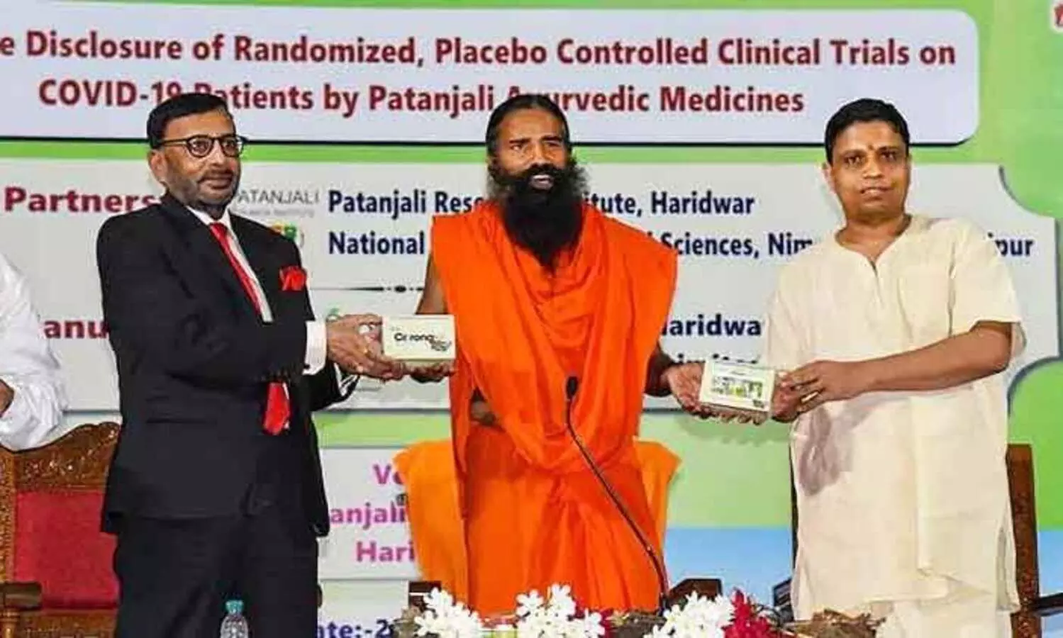 കോവിഡ്​ മരുന്ന്​: ബാബാ രാംദേവിനെതിരെ ജയ്​​പൂരിൽ എഫ്​.​​ഐ.ആർ