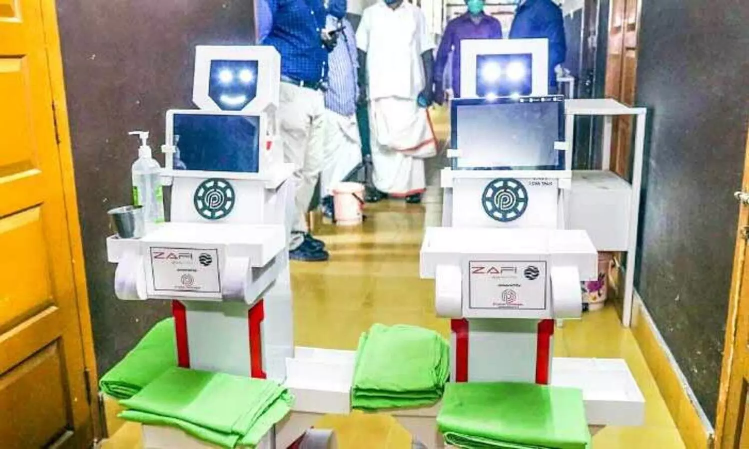 കോവിഡ് രോഗികളുടെ പരിചരണത്തിന്​ റോബോട്ടുകൾ