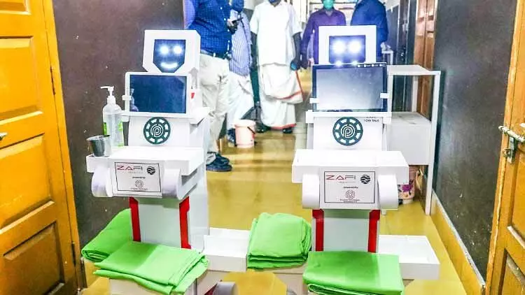 കോവിഡ് രോഗികളുടെ പരിചരണത്തിന്​ റോബോട്ടുകൾ