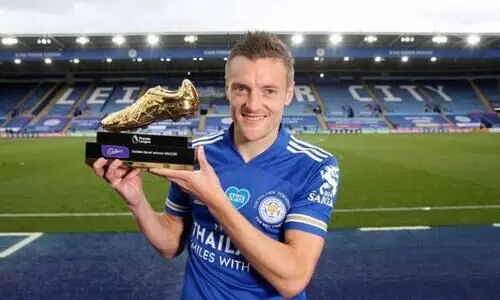 ഇംഗ്ലീഷ്​ പ്രീമിയർ ലീഗ്​: ഗോ​ൾ​ഡ​ൻ ബൂ​ട്ട്​ വാ​ർ​ഡി​ക്ക്​