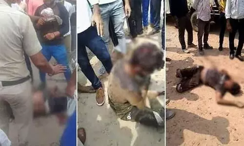 ഗുരുഗ്രാമിൽ യുവാവിന് ഗോസംരക്ഷക ഗുണ്ടകളുടെ ക്രൂരമർദനം; കാഴ്ചക്കാരായി പൊലീസ്