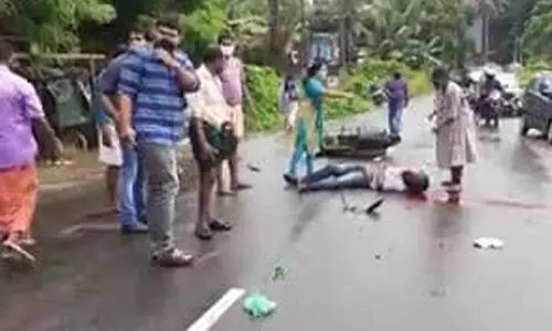 രക്ഷിക്കാനായി​ യുവതികൾ അപേക്ഷിച്ചിട്ടും ആരും തിരിഞ്ഞു നോക്കിയില്ല; അപകടത്തിൽ പെട്ട യുവാവിന്​ ഒടുവിൽ അന്ത്യം