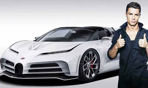 ആഡംബര ബോട്ടിനു പിന്നാലെ പുതിയ ബുഗാട്ടിയും; ക്രിസ്​റ്റ്യാനോക്ക്​ ഇതൊക്കെ എന്ത്​...!