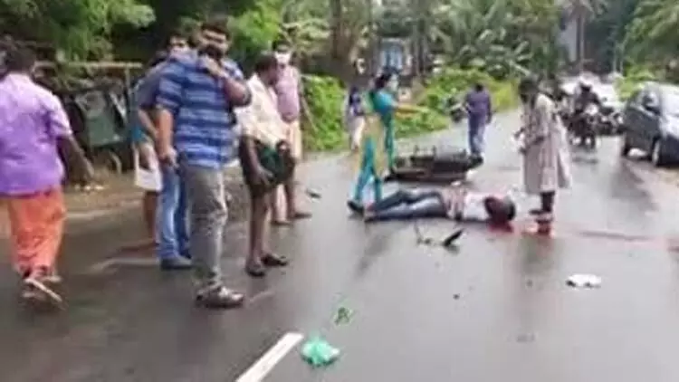 രക്ഷിക്കാനായി​ യുവതികൾ അപേക്ഷിച്ചിട്ടും ആരും തിരിഞ്ഞു നോക്കിയില്ല; അപകടത്തിൽ പെട്ട യുവാവിന്​ ഒടുവിൽ അന്ത്യം