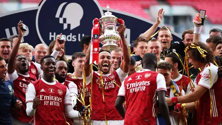 ഇരട്ടഗോളിൽ ഒബമെയോങ്; എഫ്.എ കപ്പ് ആഴ്സണലിന് ഇരട്ടഗോളിൽ ഒബമെയോങ്; എഫ്.എ കപ്പ് ആഴ്സണലിന്