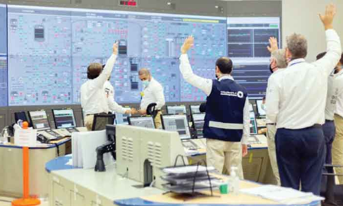 വൈ​ദ്യു​തി ഉ​ൽ​പാ​ദ​നം: അ​റ​ബ് ലോ​ക​ത്തെ ആ​ദ്യത്തെ ആ​ണ​വോ​ർ​ജ നി​ല​യം പ്ര​വ​ർ​ത്ത​നം തു​ട​ങ്ങി