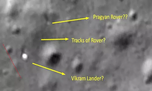 ചന്ദ്രോപരിതലത്തിലൂടെ പ്രഗ്യാൻ റോവർ സഞ്ചരിച്ചുവോ? കണ്ടെത്തൽ പരിശോധിക്കാൻ ഐ.എസ്.ആർ.ഒ