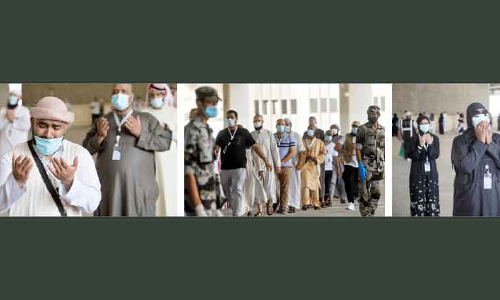 ഹ​ജ്ജ്: കൃ​ത​ജ്ഞ​ത​യോ​ടെ​ ഹാ​ജി​മാ​ർ