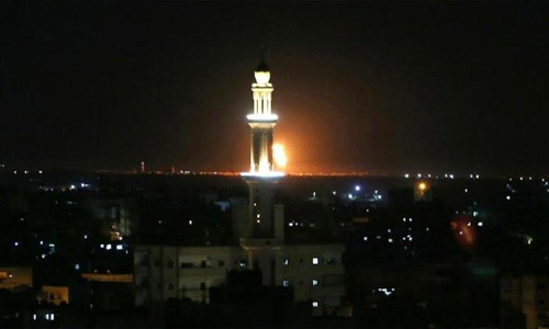 ഹമാസിനെ ലക്ഷ്യമിട്ട് ഗാസയിൽ ഇസ്രായേൽ വ്യോമാക്രമണം