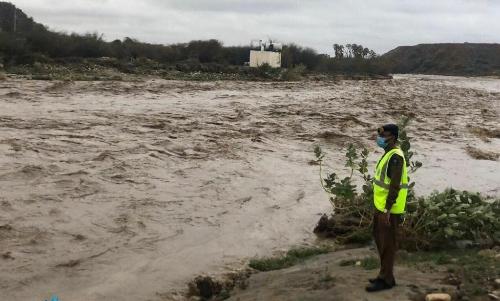 ജിസാനിൽ കനത്ത കാറ്റും മഴയും