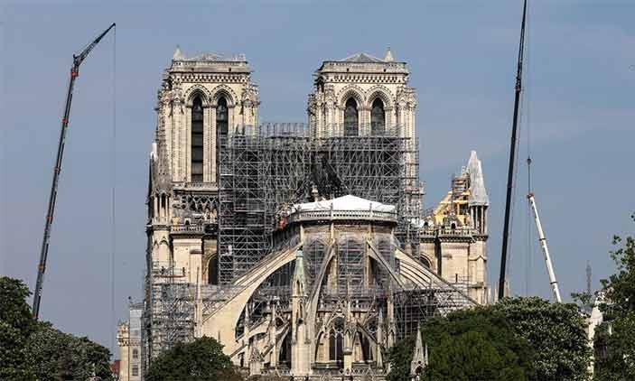 നോത്രദാമിലെ ഒാർഗന്റെ അറ്റകുറ്റപ്പണി തുടങ്ങി; പൂർത്തിയാകാൻ നാലു വർഷം നോത്രദാമിലെ ഒാർഗന്റെ അറ്റകുറ്റപ്പണി തുടങ്ങി; പൂർത്തിയാകാൻ നാലു വർഷം