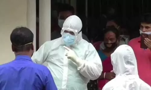 അനധികൃതമായി കോവിഡ്​ കെയർ സെൻററിൽ പ്രവേശിച്ച ബി.ജെ.പി നേതാവിനെതിരെ കേസ്​