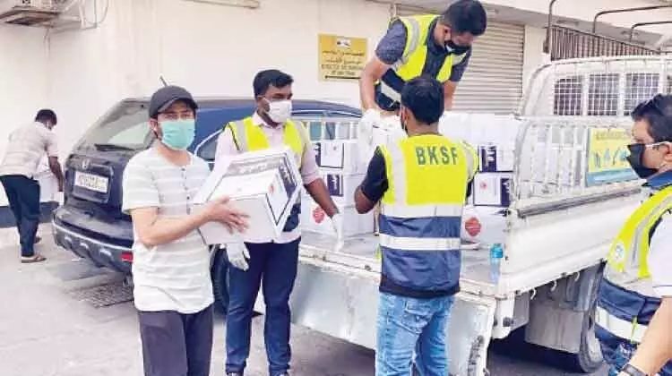 ബി.കെ.എസ്.എഫ് ഭക്ഷണ കിറ്റുകൾ വിതരണം ചെയ്തു ബി.കെ.എസ്.എഫ് ഭക്ഷണ കിറ്റുകൾ വിതരണം ചെയ്തു