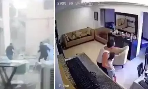 ഫോട്ടോഷൂട്ടിനിടെ ജീവനും കൊണ്ടോടുന്ന വധു; ബെയ്‌റൂത്ത് സ്‌ഫോടനത്തിന്റെ ഭീകരത തെളിയിക്കുന്ന ദൃശ്യങ്ങള്‍