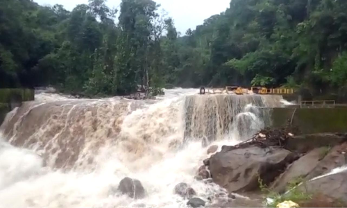 ആഢ്യൻപാറയിൽ ചെറിയ ഉരുൾപൊട്ടൽ; കാഞ്ഞിരപ്പുഴയിലൂടെ മലവെള്ളപ്പാച്ചിൽ