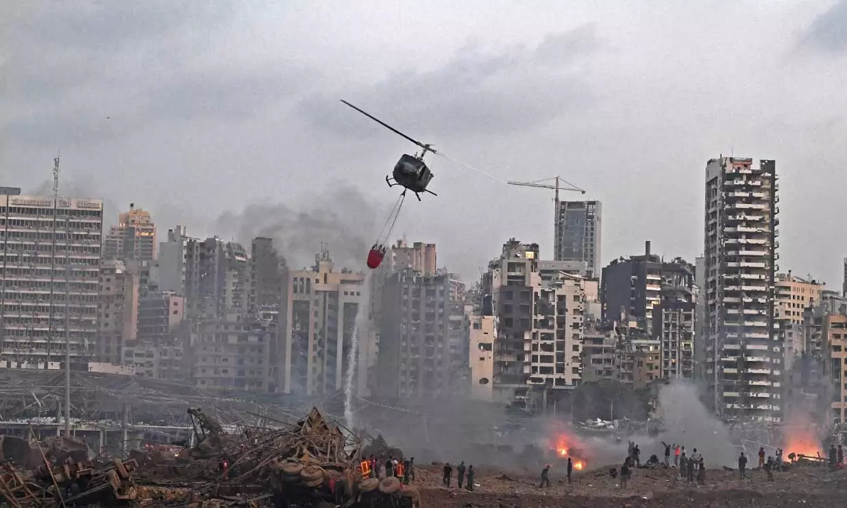 ബൈറൂത്​ സ്​ഫോടനം: മരണം 100 കവിഞ്ഞു