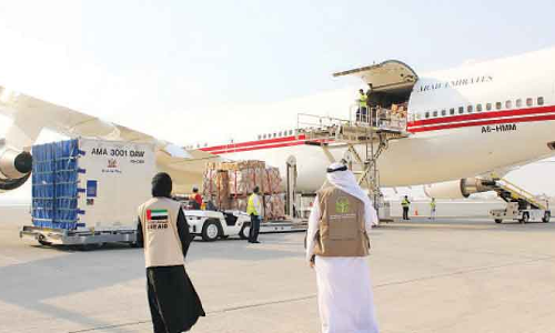 ലബനാനിലേക്ക്​ സഹായവസ്​തുക്കൾ അയച്ച്​ കുവൈത്ത്​