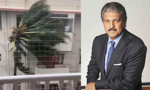 മുംബൈ മഴയിൽ ആനന്ദ്​ മഹീന്ദ്ര പങ്കുവെച്ച വിഡിയോ