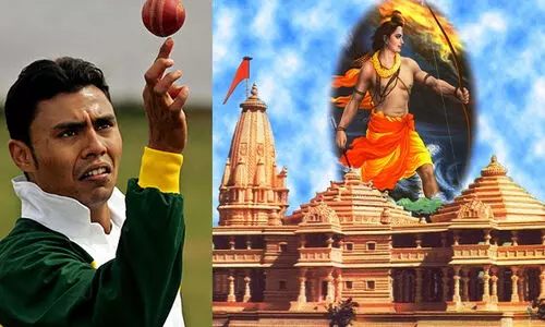 ഹിന്ദുക്കളുടെ ചരിത്ര ദിനം; രാമക്ഷേത്രത്തിന്​ അഭിവാദ്യവുമായി പാകിസ്​താൻ ക്രിക്കറ്റർ