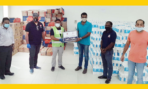 സാം​സ ബ​ഹ്റൈ​ൻ നാ​ലാം​ഘ​ട്ട ഫു​ഡ്‌ കി​റ്റ് വി​ത​ര​ണം