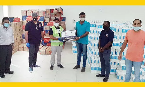 സാം​സ ബ​ഹ്റൈ​ൻ നാ​ലാം​ഘ​ട്ട ഫു​ഡ്‌ കി​റ്റ് വി​ത​ര​ണം