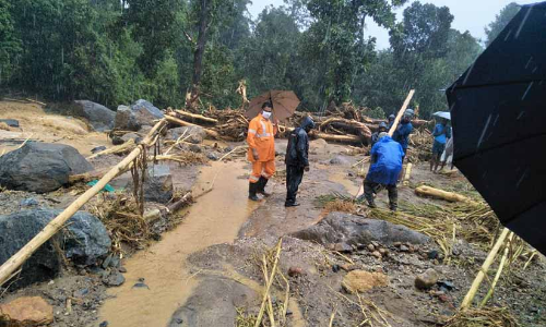 മേപ്പാടിയിലെ മുണ്ടക്കൈയിൽ ഉണ്ടായ ഉരുൾപ്പൊട്ടൽ ദൃശ്യങ്ങൾ