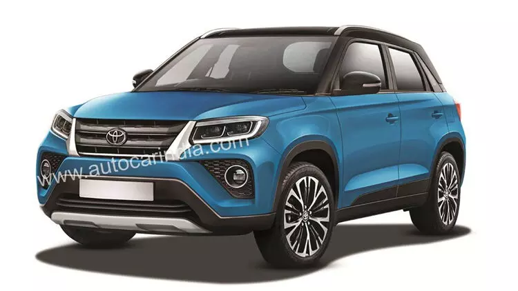 മാരുതിയുടെ ഉടുപ്പിട്ട ടൊയോട്ട, അർബൻ ക്രൂയ്​സർ സെപ്​തംബറിൽ