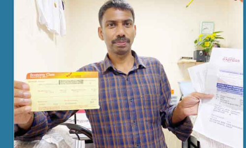 അ​വ​സാ​ന നി​മി​ഷം​ പി​ഴ ര​ക്ഷി​ച്ചു: നൗ​ഫ​ലി​ന്​ തി​രി​ച്ചു​കി​ട്ടി​യ​ത്​ ജീ​വ​നും ജോ​ലി​യും