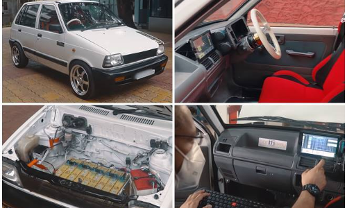 സ്​കോർപിയോയെക്കാൾ കരുത്തുള്ള മാരുതി 800;  ടച്ച്​ സ്​ക്രീനും മറ്റ്​ ആഢംബരങ്ങളും വേറെ