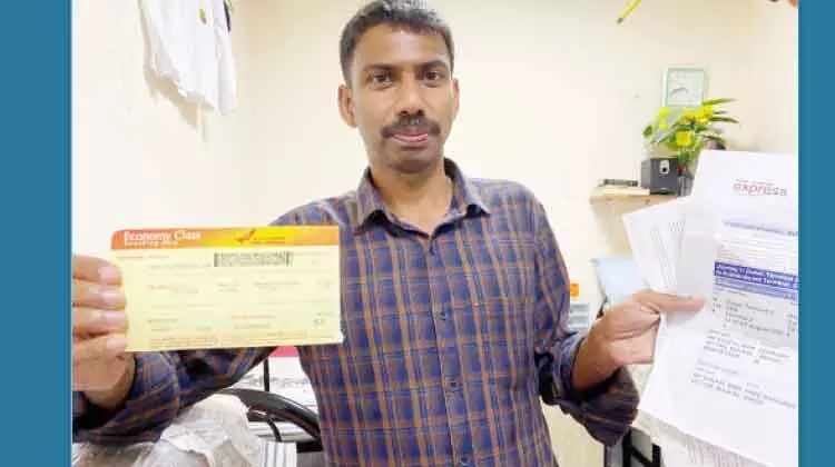 അവസാന നിമിഷം പിഴ രക്ഷിച്ചു: നൗഫലിന് തിരിച്ചുകിട്ടിയത് ജീവനും ജോലിയും അവസാന നിമിഷം പിഴ രക്ഷിച്ചു: നൗഫലിന് തിരിച്ചുകിട്ടിയത് ജീവനും ജോലിയും