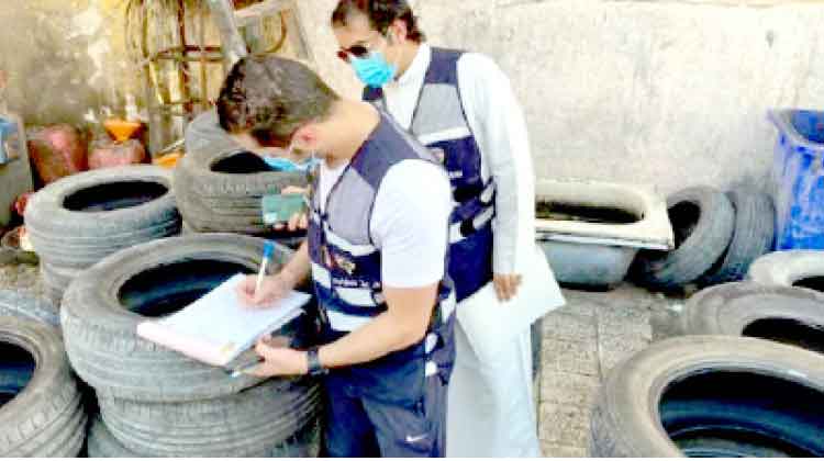 405 പഴയ ടയറുകൾ പിടിച്ചെടുത്തു