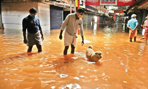 പറശ്ശിനി മടപ്പുരയിൽ വെള്ളം കയറി