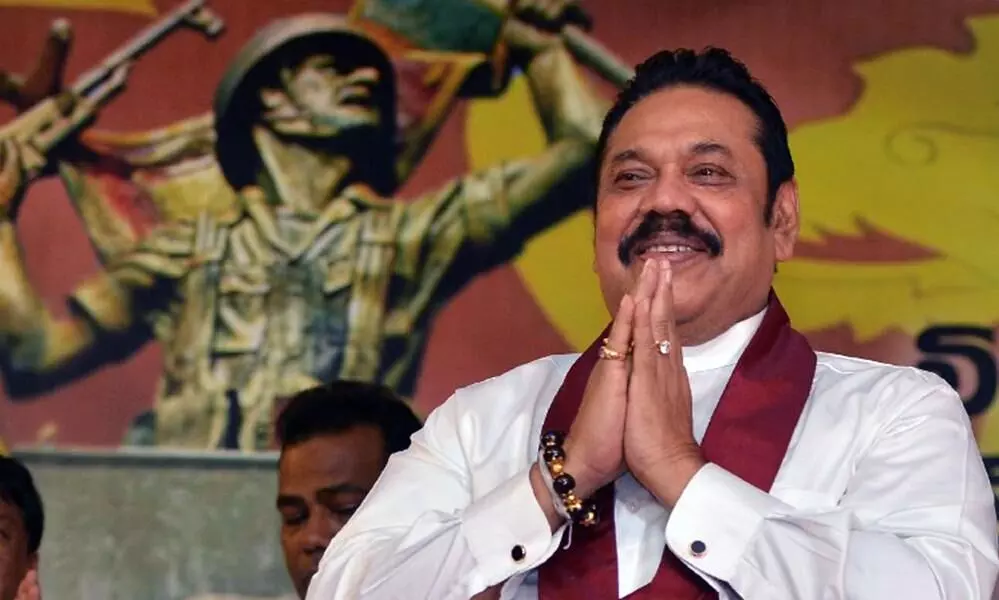 മ​ഹീ​ന്ദ രാ​ജ​പ​ക്​​സ ശ്രീ​ല​ങ്ക​ൻ പ്ര​ധാ​ന​മ​ന്ത്രി​യാ​യി ചു​മ​ത​ല​യേ​റ്റു