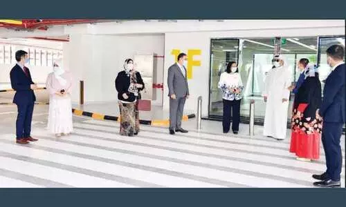 എ​സ്.​എം.​സി​യി​ൽ മ​ൾ​ട്ടി സ്​​റ്റോ​റി കാ​ർ പാ​ർ​ക്കി​ങ്​ കേ​ന്ദ്രം തു​റ​ന്നു