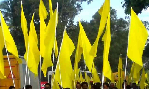 എസ്​.എൻ.ഡി.പിയുടെ കൊടി