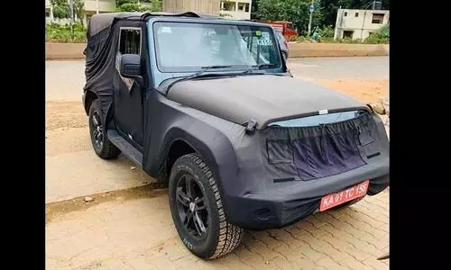 ഇതാണ്​ പുതിയ ഥാർ; ചിത്രങ്ങൾ പുറത്ത്​