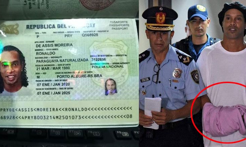 പരാഗ്വായ് നിയമനടപടികൾ അവസാനിപ്പിച്ചു; വ്യാജ പാസ്​പോർട്ട്​ കേസിൽ അറസ്​റ്റിലായ ബ്രസീൽ താരം റൊണാൾഡീഞ്ഞ്യോ ഇനി സ്വതന്ത്രൻ