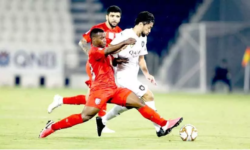 ഖത്തർ സ്റ്റാർസ് ലീഗ്: ദുഹൈലിനെ മറികടന്ന് അൽ സദ്ദ്; കിരീടപ്പോരാട്ടം കനക്കുന്നു ഖത്തർ സ്റ്റാർസ് ലീഗ്: ദുഹൈലിനെ മറികടന്ന് അൽ സദ്ദ്; കിരീടപ്പോരാട്ടം കനക്കുന്നു