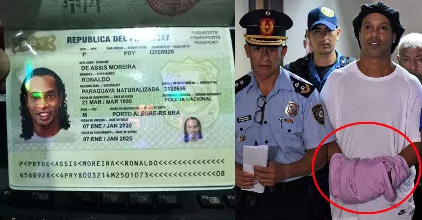 പരാഗ്വായ് നിയമനടപടികൾ അവസാനിപ്പിച്ചു; വ്യാജ പാസ്​പോർട്ട്​ കേസിൽ അറസ്​റ്റിലായ ബ്രസീൽ താരം റൊണാൾഡീഞ്ഞ്യോ ഇനി സ്വതന്ത്രൻ