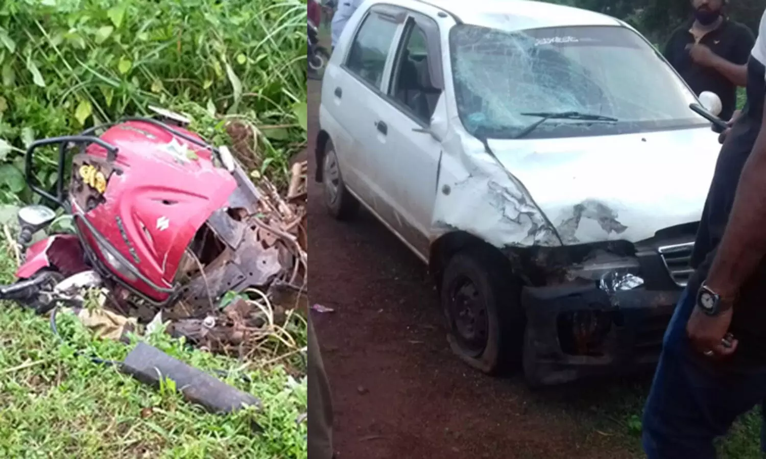 കഞ്ചാവ് ലഹരിയിൽ ഭീകരാന്തരീക്ഷം സൃഷ്ടിച്ച യുവാവി​െൻറ കാറിടിച്ച്​ സ്​കൂട്ടർ യാത്രക്കാരൻ മരിച്ചു