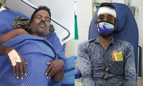 മത്സ്യം വള്ളത്തിൽ കയറ്റുന്നതിനിടെ കപ്പി ഇളകി വീണ് രണ്ട് പേർക്ക് പരിക്ക്