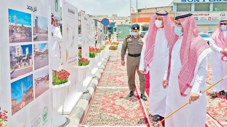 അൽബാഹ പട്ടണവികസന പദ്ധതി ഗവർണർ സന്ദർശിച്ചു അൽബാഹ പട്ടണവികസന പദ്ധതി ഗവർണർ സന്ദർശിച്ചു