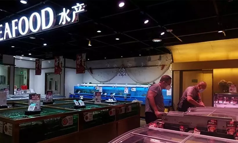 ചൈനയിൽ ഇറക്കുമതി ചെയ്ത കടൽ ഭക്ഷ്യവിഭവ പാക്കേജിൽ കോവിഡ് സാന്നിധ്യം ചൈനയിൽ ഇറക്കുമതി ചെയ്ത കടൽ ഭക്ഷ്യവിഭവ പാക്കേജിൽ കോവിഡ് സാന്നിധ്യം