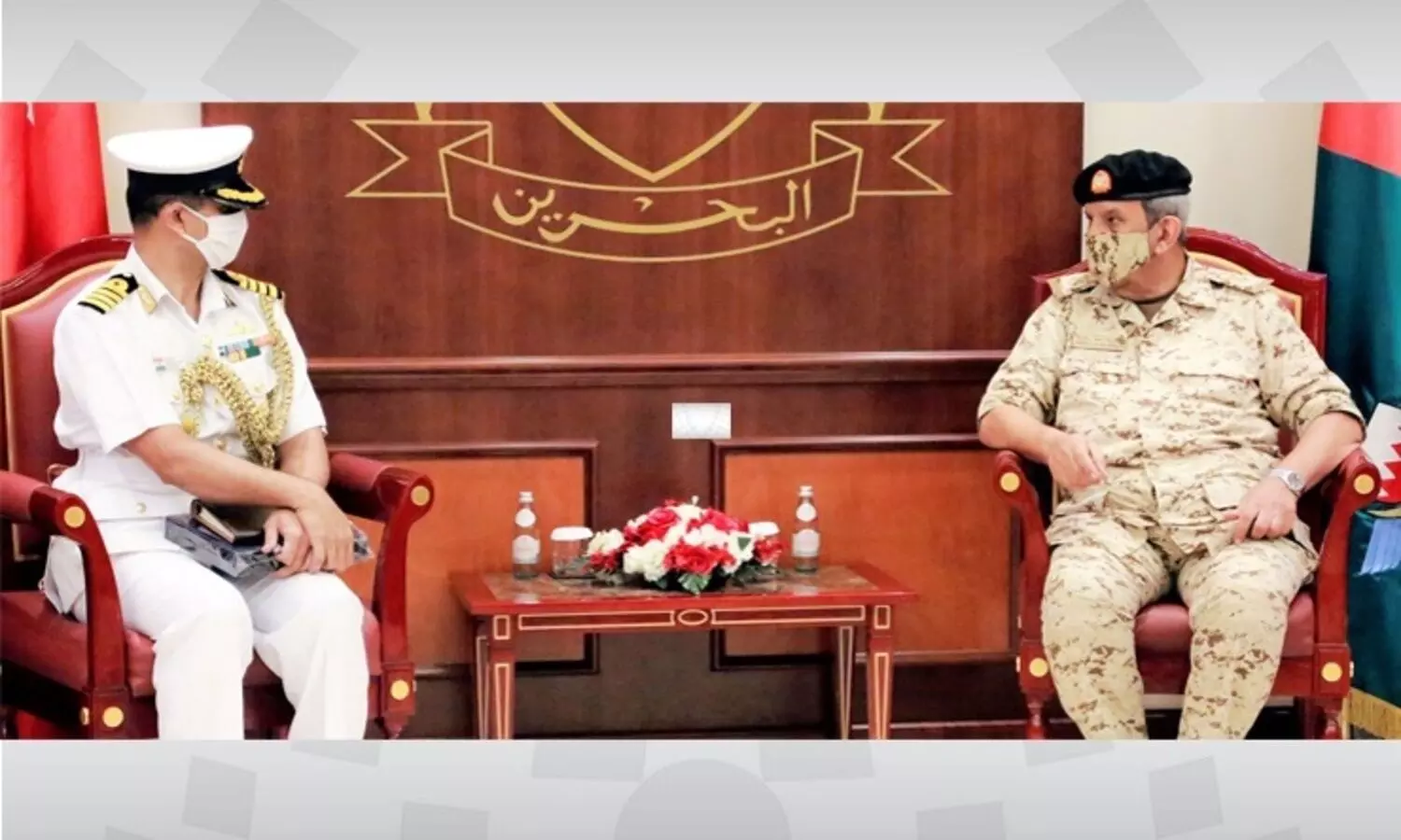 ബഹ്​റൈൻ: ഇന്ത്യൻ മിലിറ്ററി അറ്റാഷെ ബി.ഡി.എഫ്​ കമാൻഡർ ഇൻ ചീഫുമായി കൂടിക്കാഴ്​ച നടത്തി