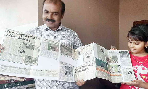 ഇന്ന്​ ലോക ഗജദിനം; ആന ആൽബവുമായി അധ്യാപകൻ