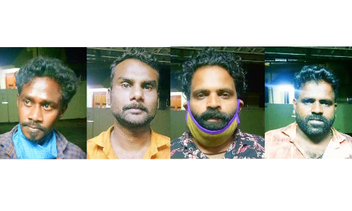 കോവിഡ് ചട്ടം ലംഘിച്ച് കൂട്ടം കൂടി: ചോദ്യം ചെയ്ത പൊലീസിനെ ആക്രമിച്ച യുവാക്കൾ അറസ്റ്റിൽ