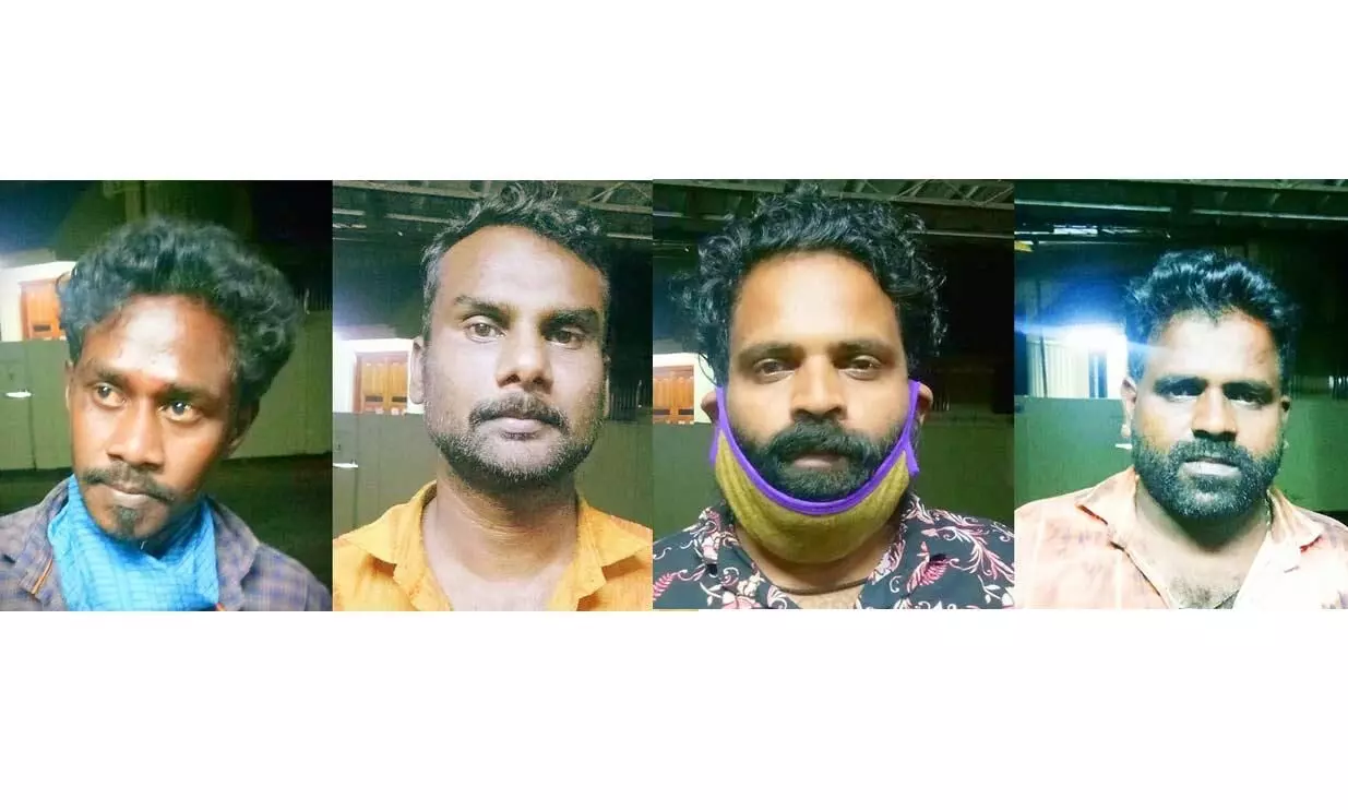 കോവിഡ് ചട്ടം ലംഘിച്ച് കൂട്ടം കൂടി: ചോദ്യം ചെയ്ത പൊലീസിനെ ആക്രമിച്ച യുവാക്കൾ അറസ്റ്റിൽ